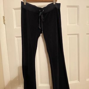 Juicy Couture blue velvet pants L